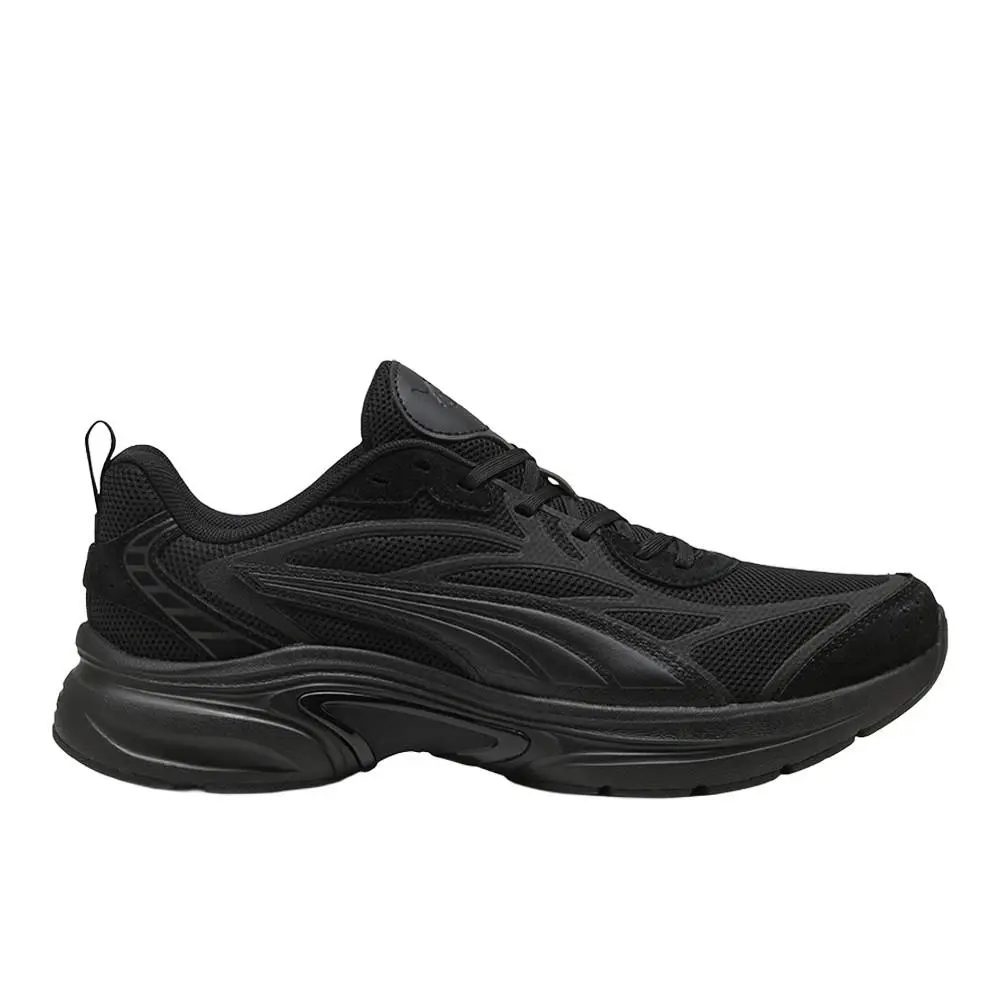 Puma Softride Escalate Lace Up Mens Black Sneakers Casual Shoes 31316801