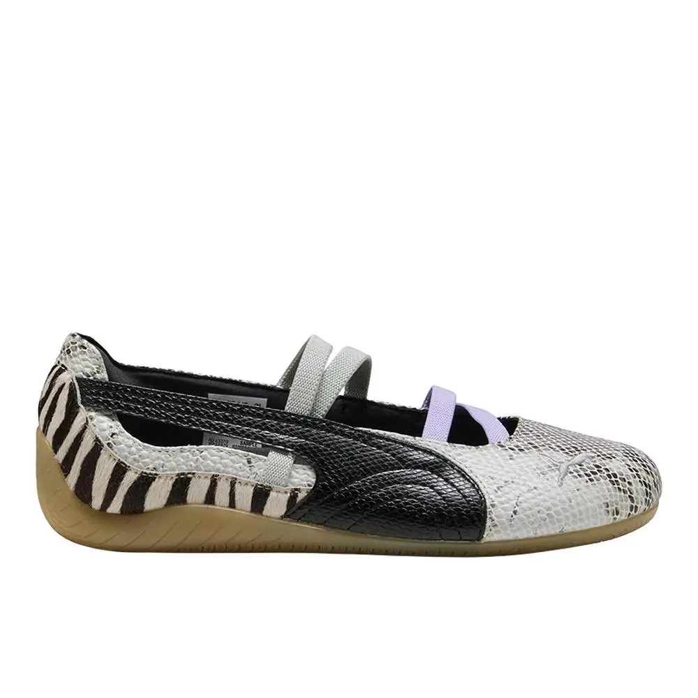 Speedcat Ballet Mixed Feel Womens Black Sneakers Casual Shoes 40785101 by Puma