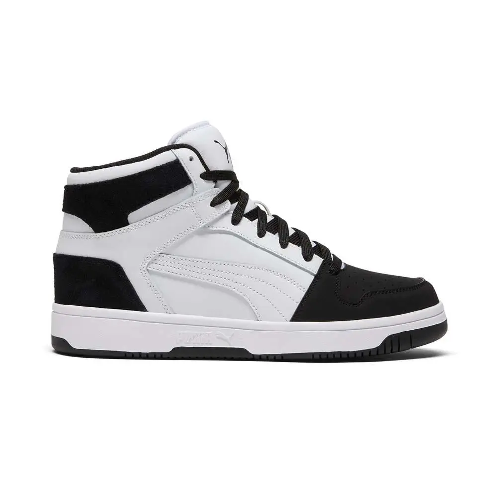 Rebound Layup Sl Ink High Top Mens White Sneakers Casual Shoes 40121601 by Puma