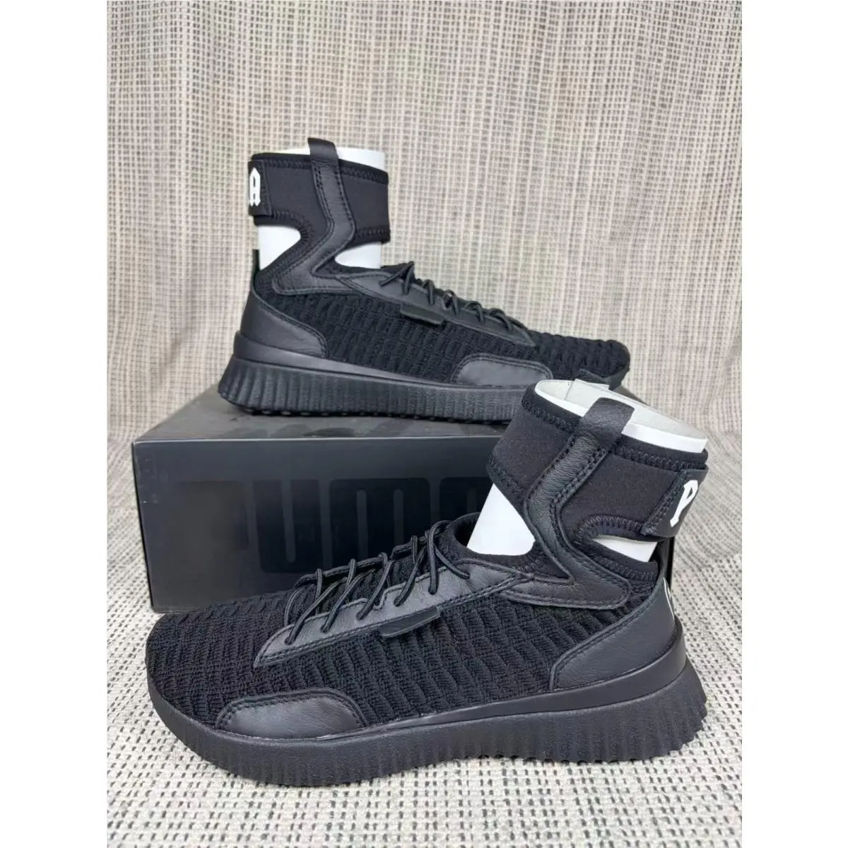 x Fenty Trainer Mid `black` Women`s Shoes 190938-01 by Puma