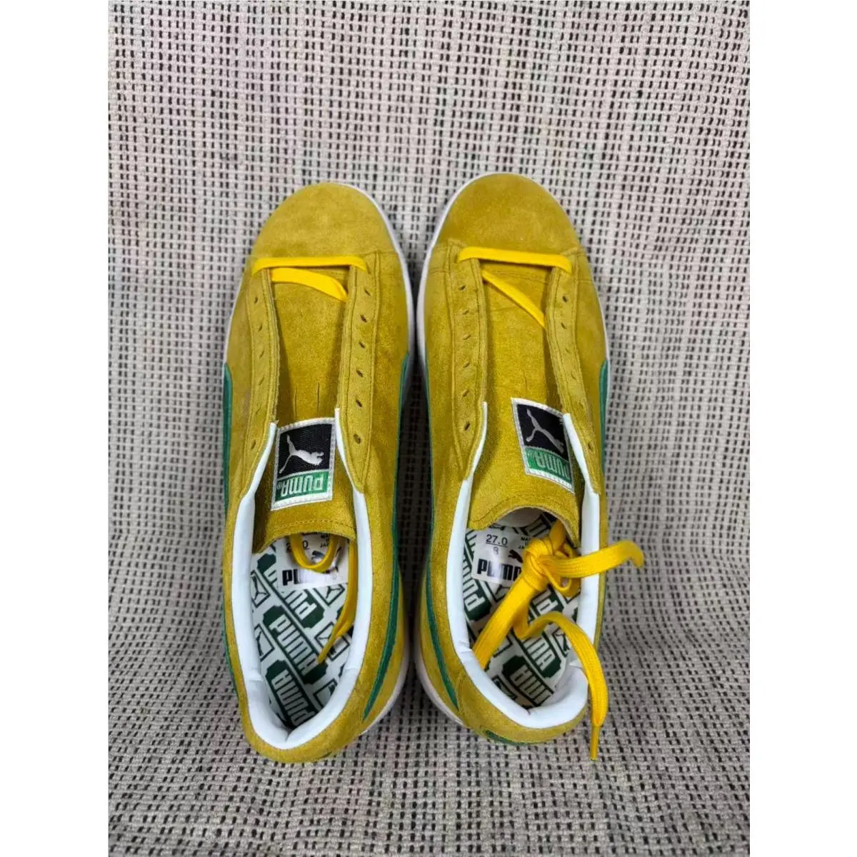 Puma shoes - PUMA Suede - Suede - 380537-03 - Yellow 4