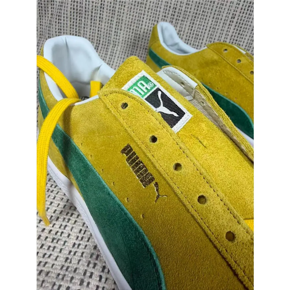 Puma shoes - PUMA Suede - Suede - 380537-03 - Yellow 20