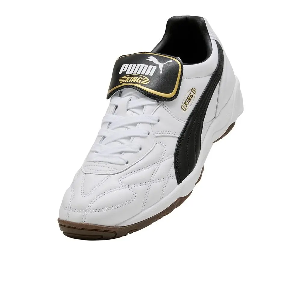 Puma shoes - PUMA King Indoor Lace Up - 40168313 - White 4