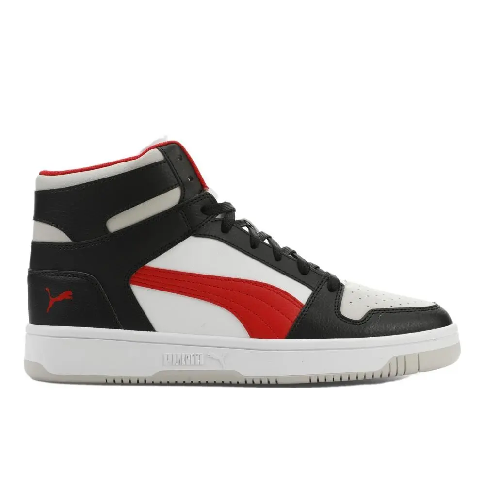 Rebound Layup Rcl High Top Mens Black White Sneakers Casual Shoes 4019642 by Puma