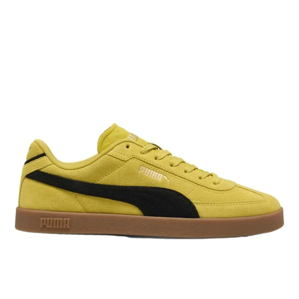 Club Ii Era Suede Lace Up Mens Yellow Sneakers Casual Shoes 40071729 by Puma