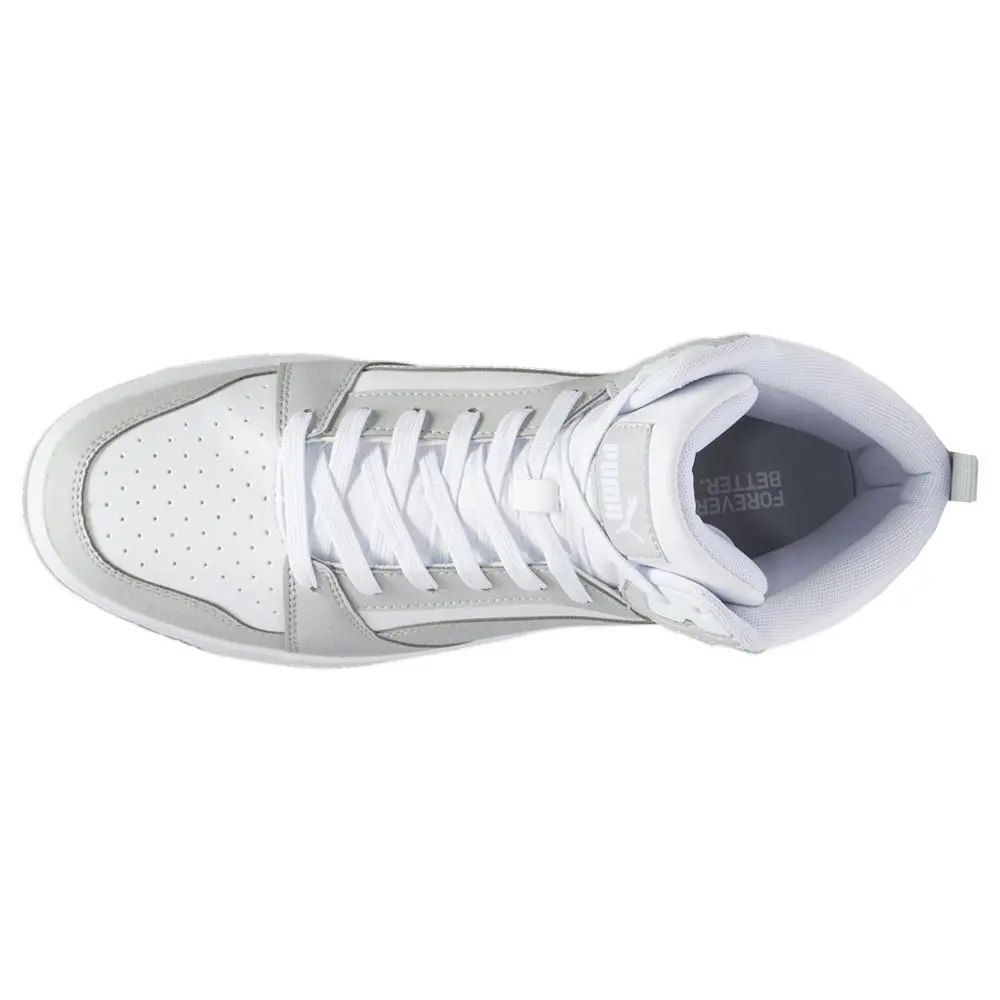 Puma shoes - PUMA Rebound V6 Wide High Top - 39709705 - White 8