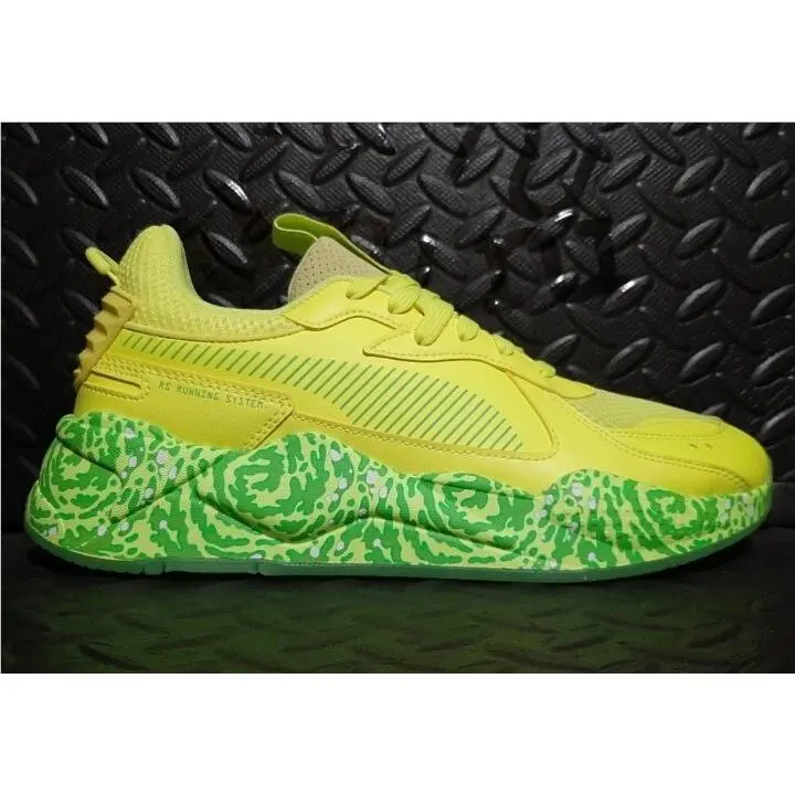 Puma Rs-x Rick and Morty 386781-01 Men`s Running Shoes Safety Yellow Rare