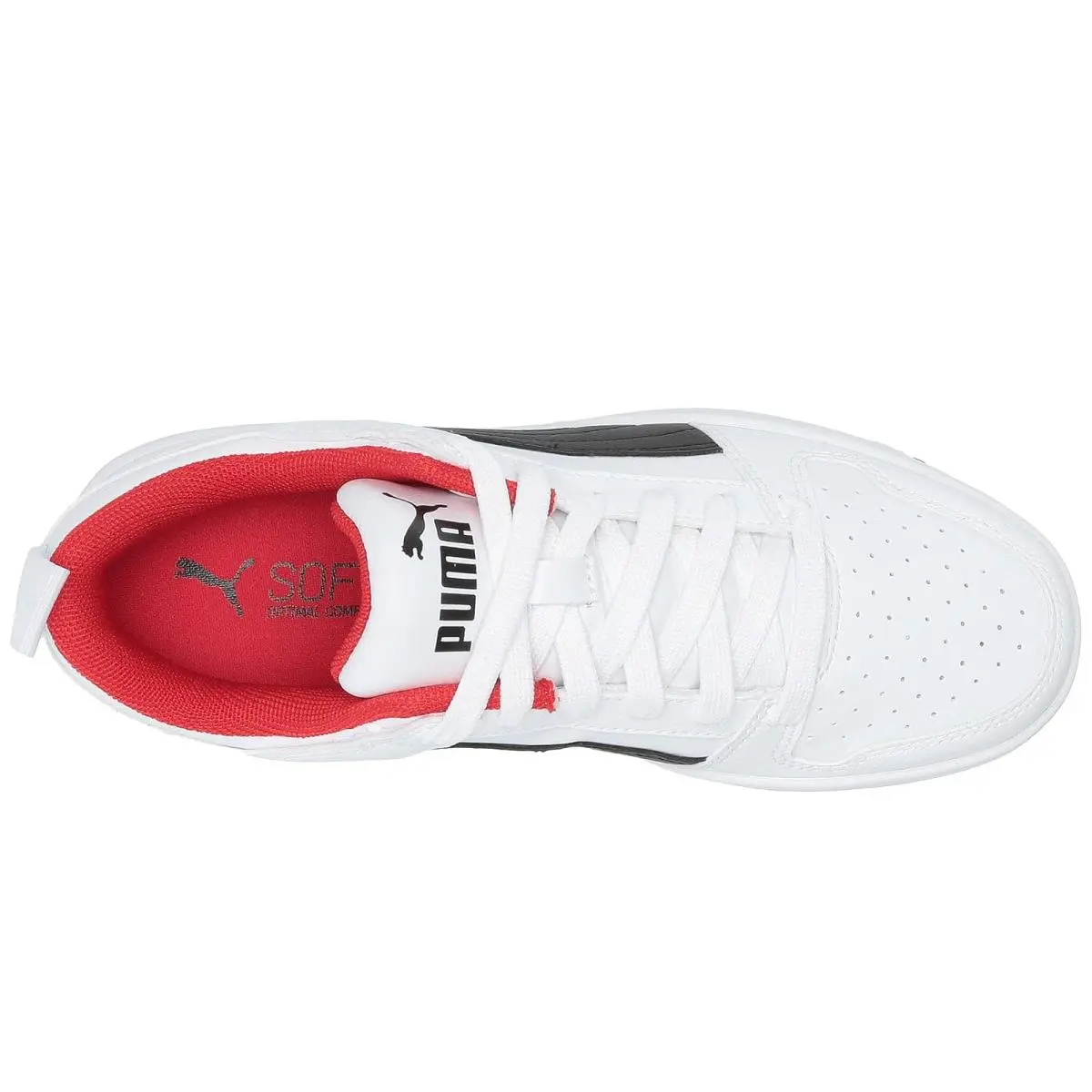 Puma shoes - Puma White/Puma Black/High Risk Red 7