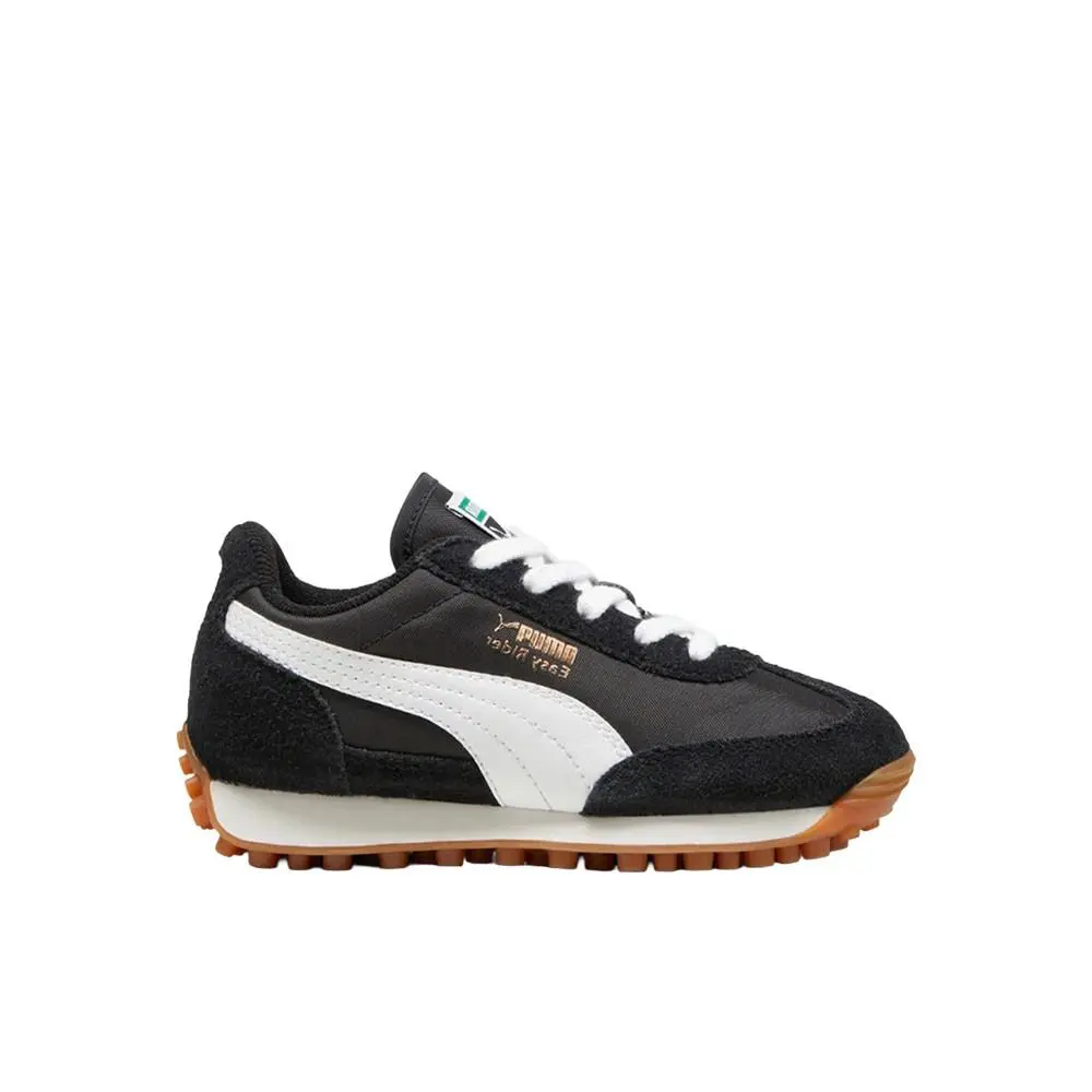 Puma Easy Rider Vintage Lace Up Youth Boys Black Sneakers Casual Shoes 39937209