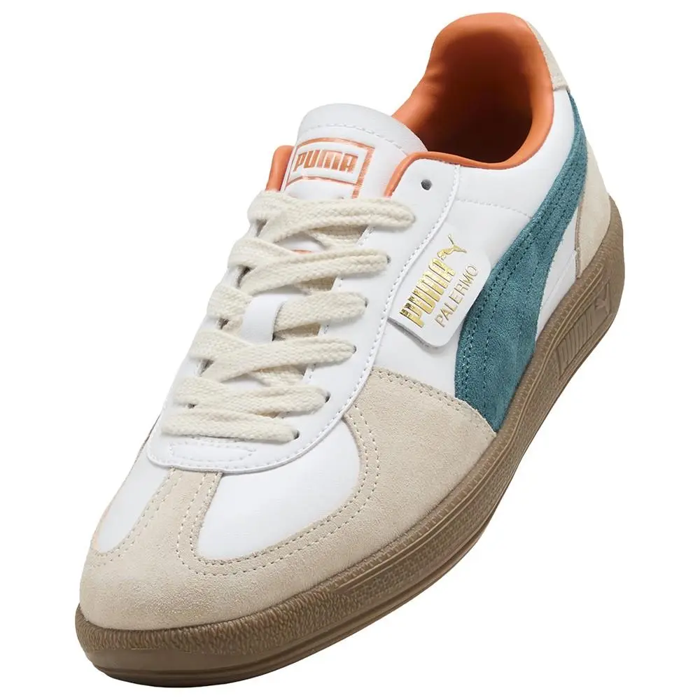 Puma shoes - PUMA Palermo Leather Lace Up - 39646426 - Beige 4