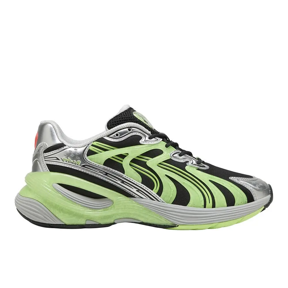 X Rick and Morty Inverse Lace Up Mens Black Green Sneakers Casual Shoes by Puma