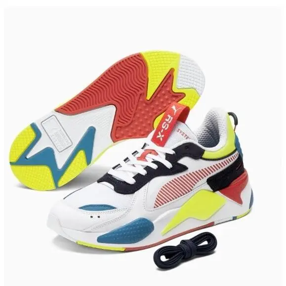 Rs-x Goods 386897 01 Men`s Running Training Shoes White Multicolor by Puma