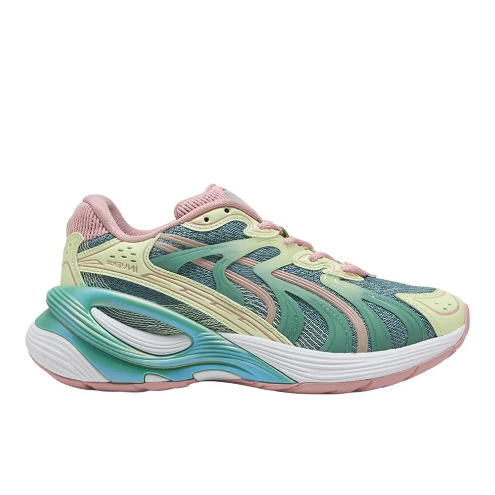 Puma Inverse Mosaic Lace Up Womens Blue Sneakers Casual Shoes 40566901
