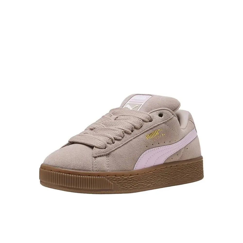 Puma shoes - PUMA Suede Xl Lace Up  Youth - 39657759 - Beige 0