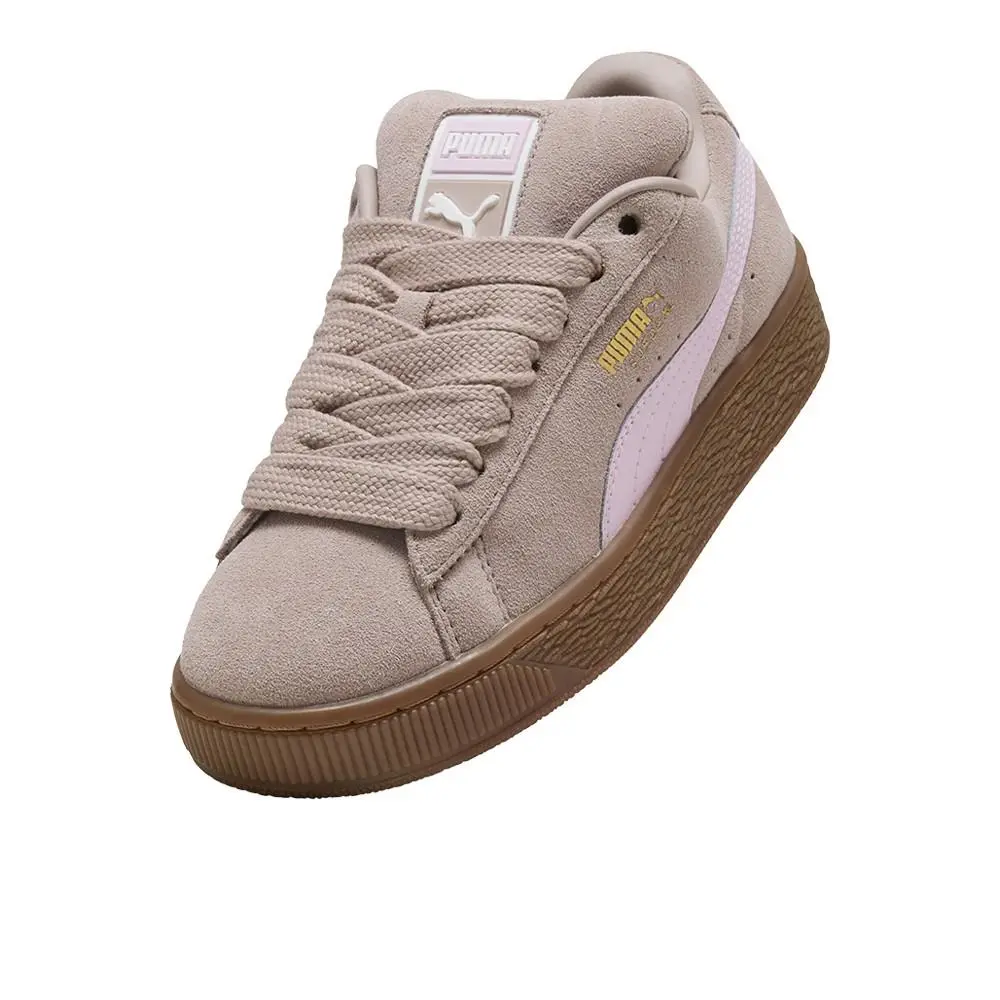 Puma shoes - PUMA Suede Xl Lace Up  Youth - 39657759 - Beige 12
