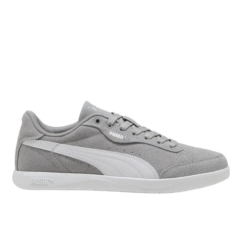 Vikky Star Suede Lace Up Womens Grey Sneakers Casual Shoes 40350702 by Puma