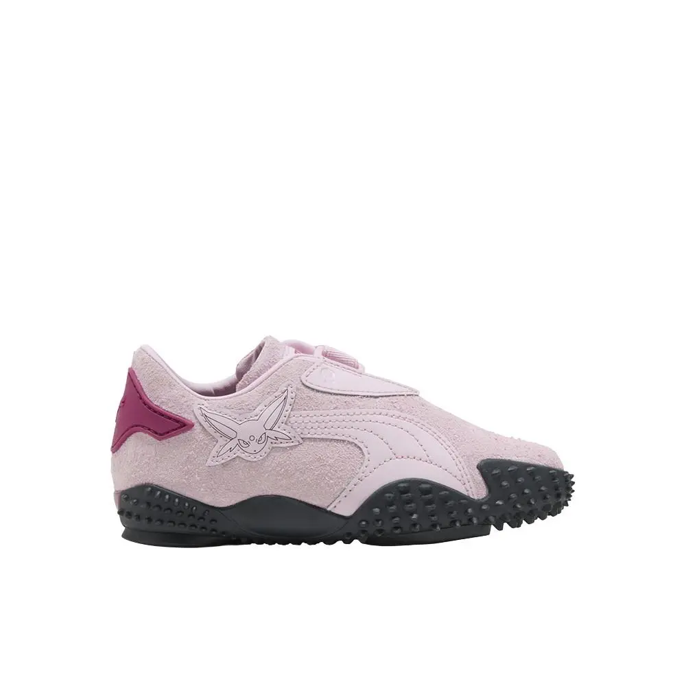 Puma X Pokemon Mostro Espeon Slip On Youth Girls Pink Sneakers Casual Shoes 40
