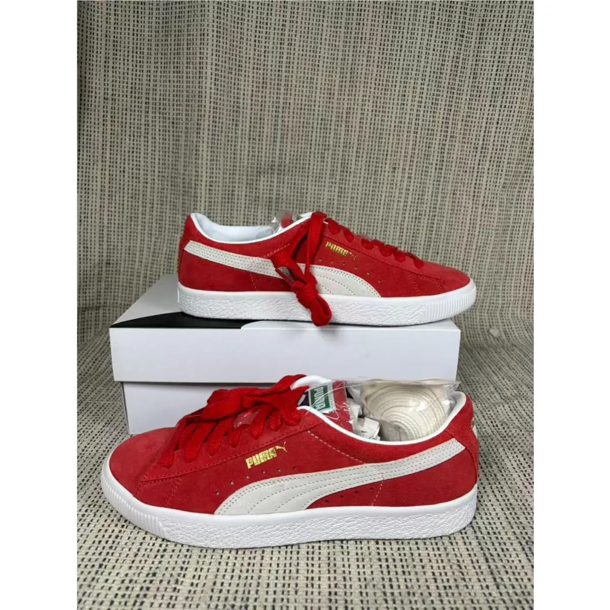 Puma shoes - PUMA Suede - Suede - Red 23