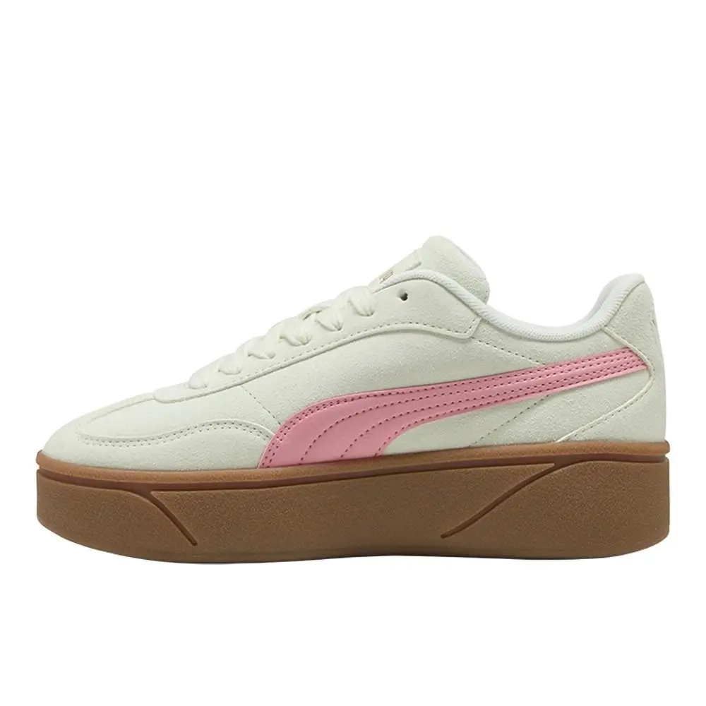Puma shoes - PUMA Club Ii Era Platform Suede Lace Up - 40260904 - Off White, Pink 1