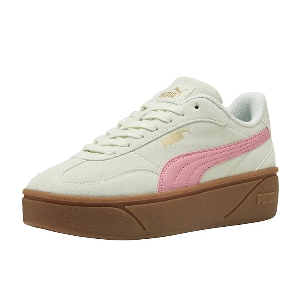 Puma shoes - PUMA Club Ii Era Platform Suede Lace Up - 40260904 - Off White, Pink 8