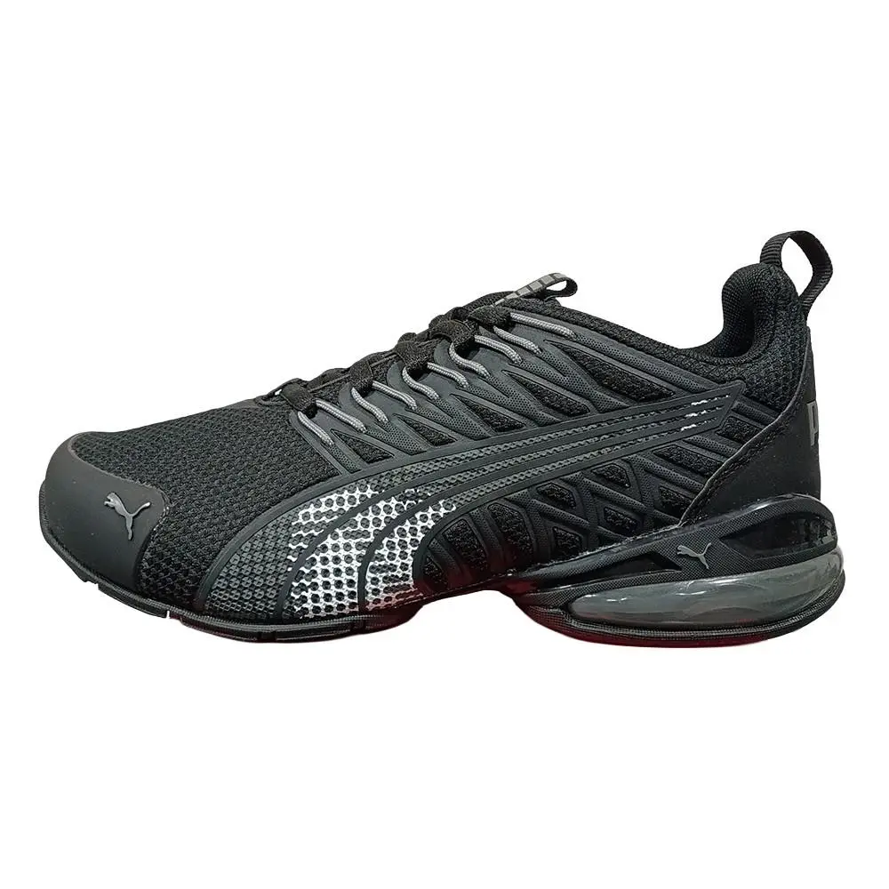 Big Kid`s  Voltaic Evo Hypno Hftne JR  Black-flat Mid Gray 407862 01 by Puma