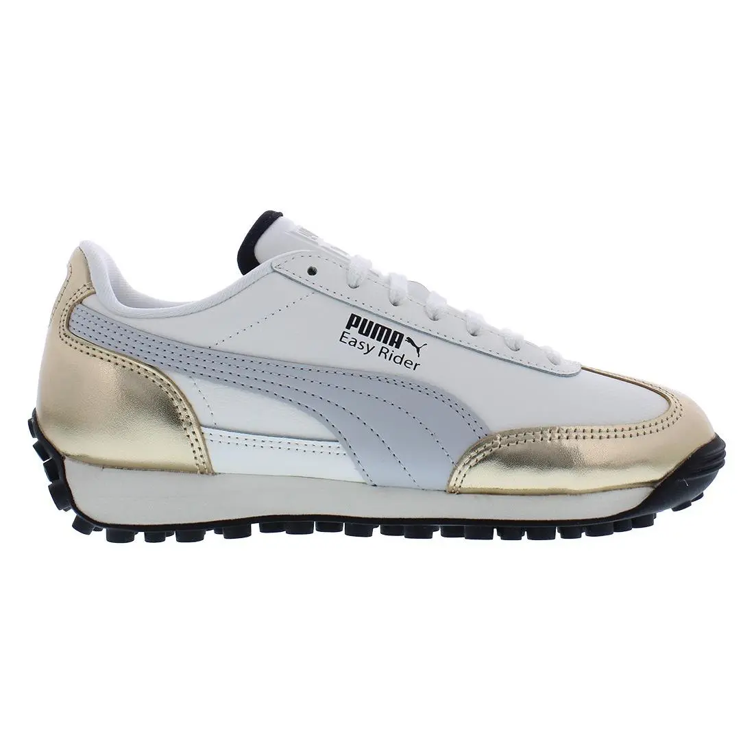 Puma Easy Rider Mixed Metals Leather Womens Shoes