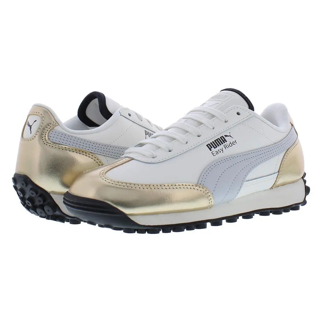 Puma shoes - White/Gold/Gray/Black, Main: White 0