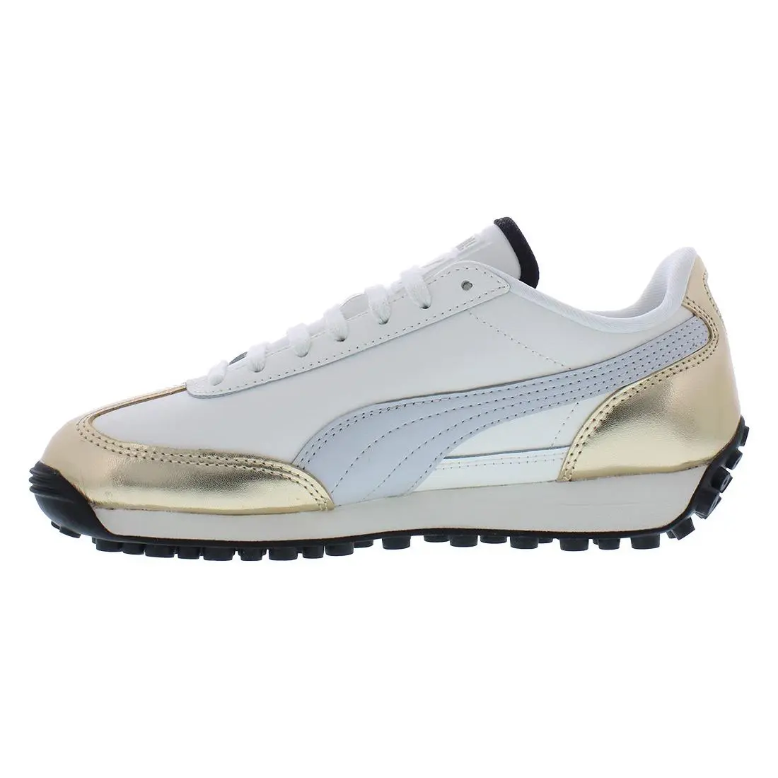 Puma shoes - White/Gold/Gray/Black, Main: White 1