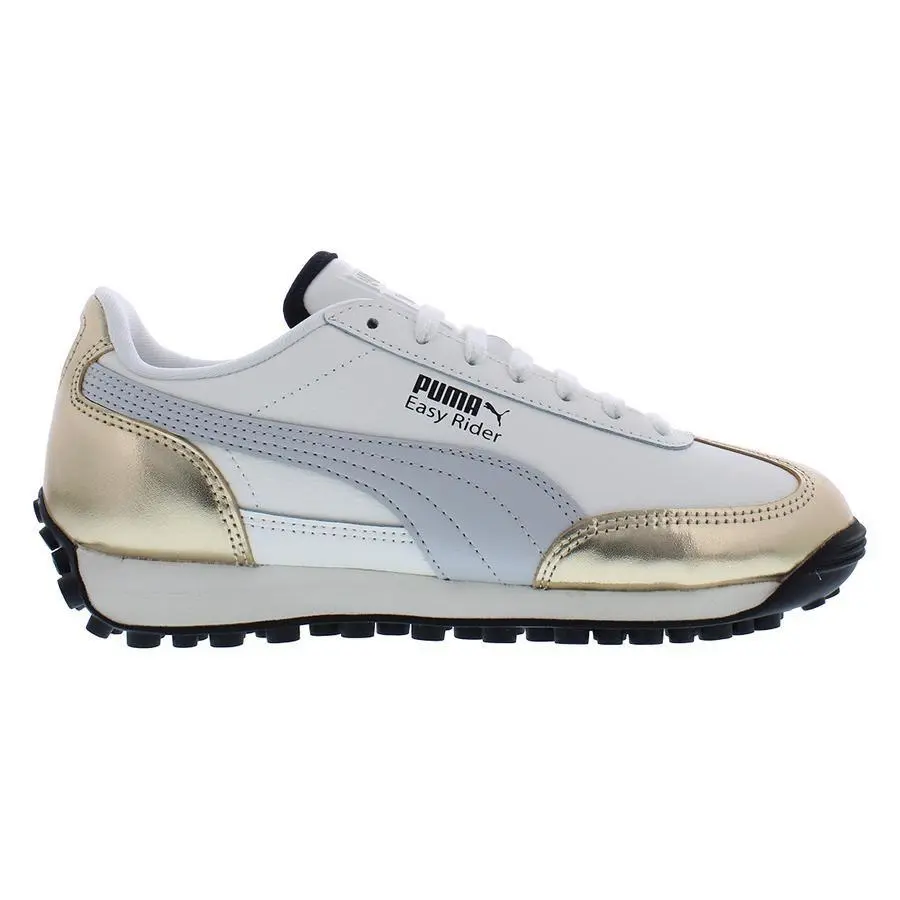 Puma shoes - White/Gold/Gray/Black, Main: White 2