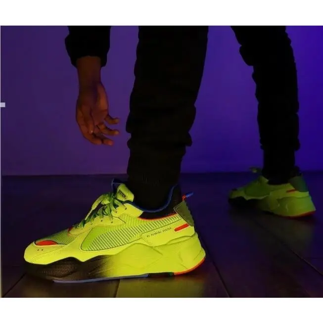 Puma Rs-x Dazed 3 Racer 384655-01 Mens Running Shoes Electro Green
