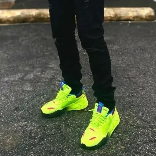 Puma shoes - Puma RS-X - 384655-01 - Green 0