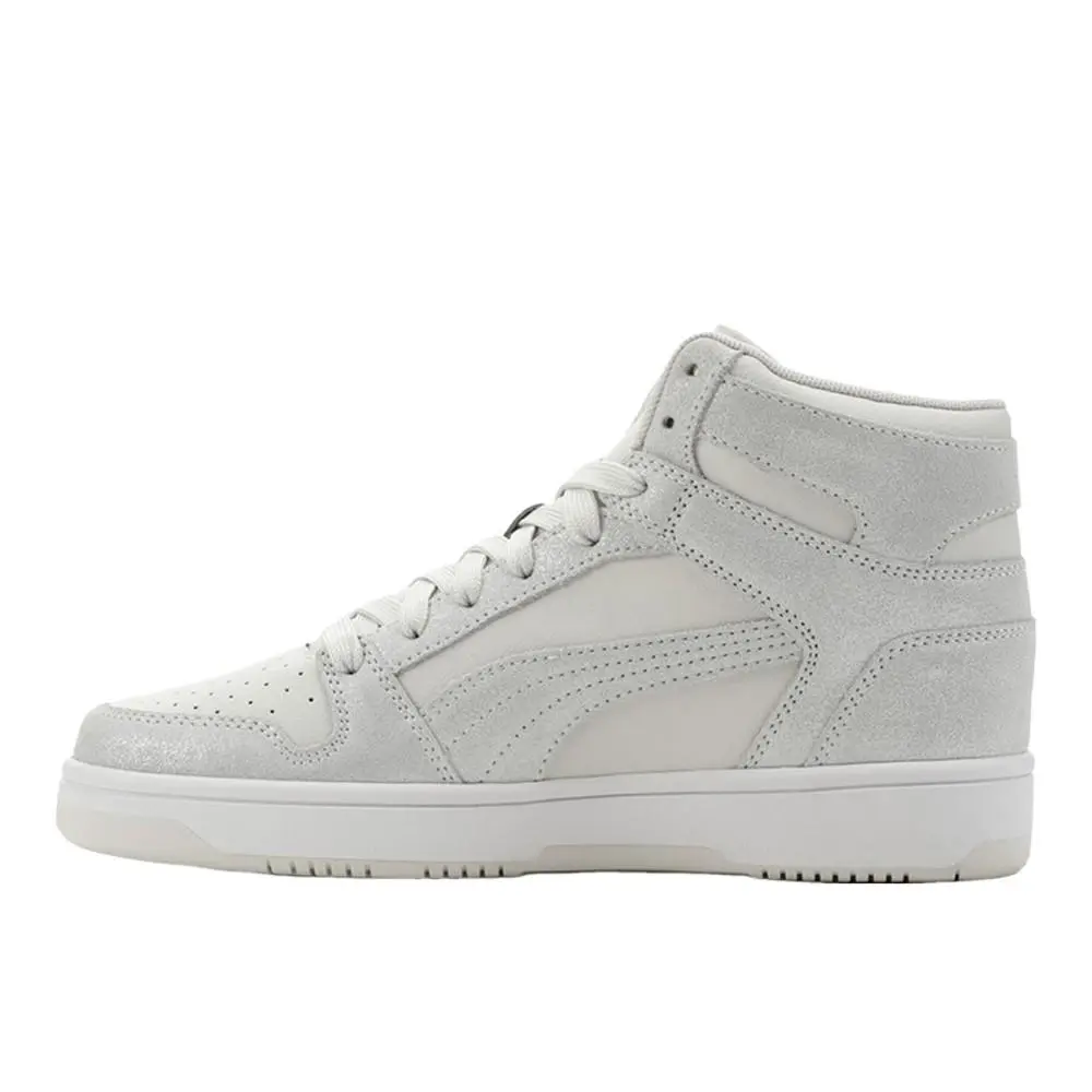 Puma shoes - PUMA Rebound Layup Luster Lace Up - 40665401 - Grey, White 9