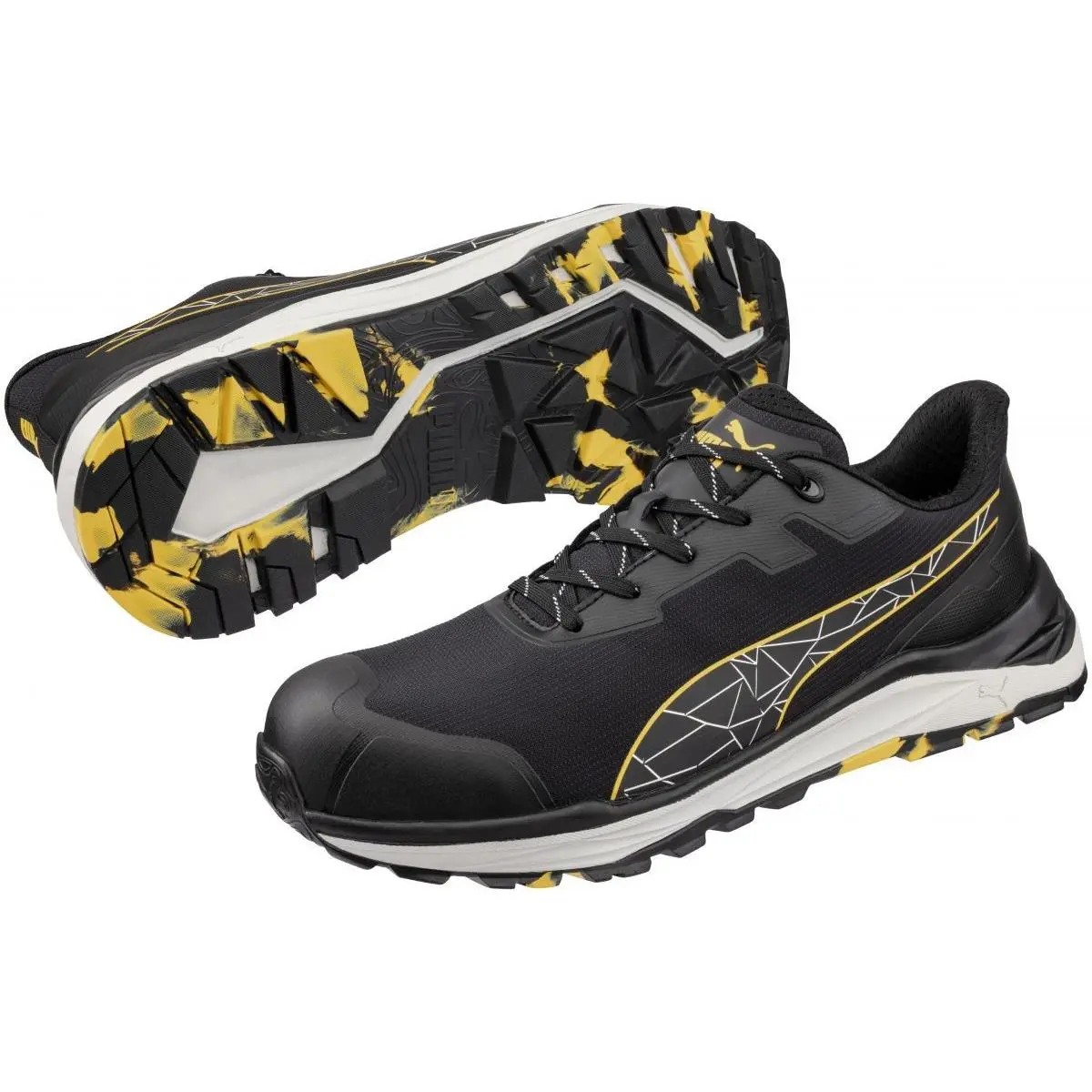 Puma shoes - BLACK/YELLOW 5