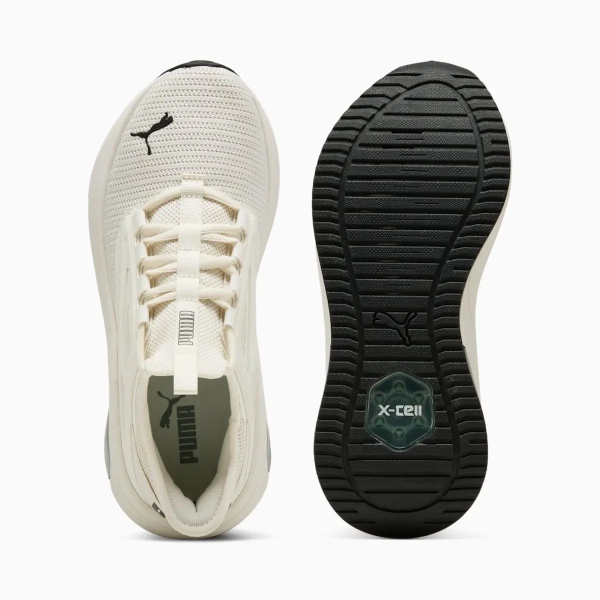 Puma shoes - WARM WHITE/BLACK/GREEN MOON 2