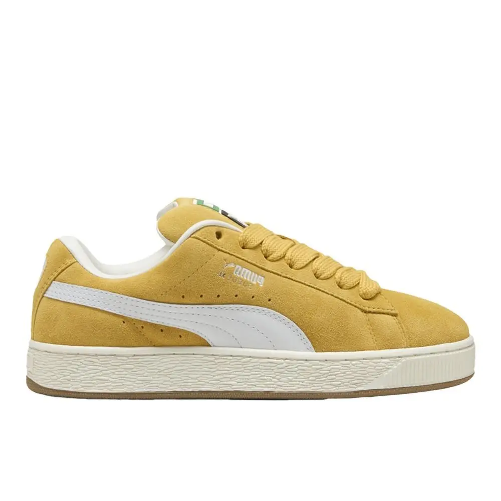 Suede Xl Lace Up Mens Yellow Sneakers Casual Shoes 39520567 by Puma