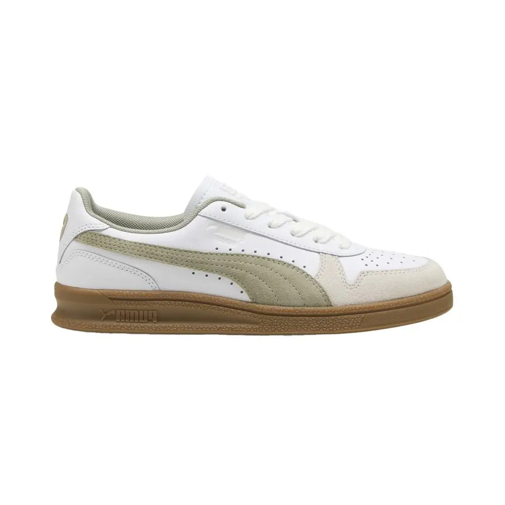 Puma Indoor Lace Up Mens White Sneakers Casual Shoes 40136015