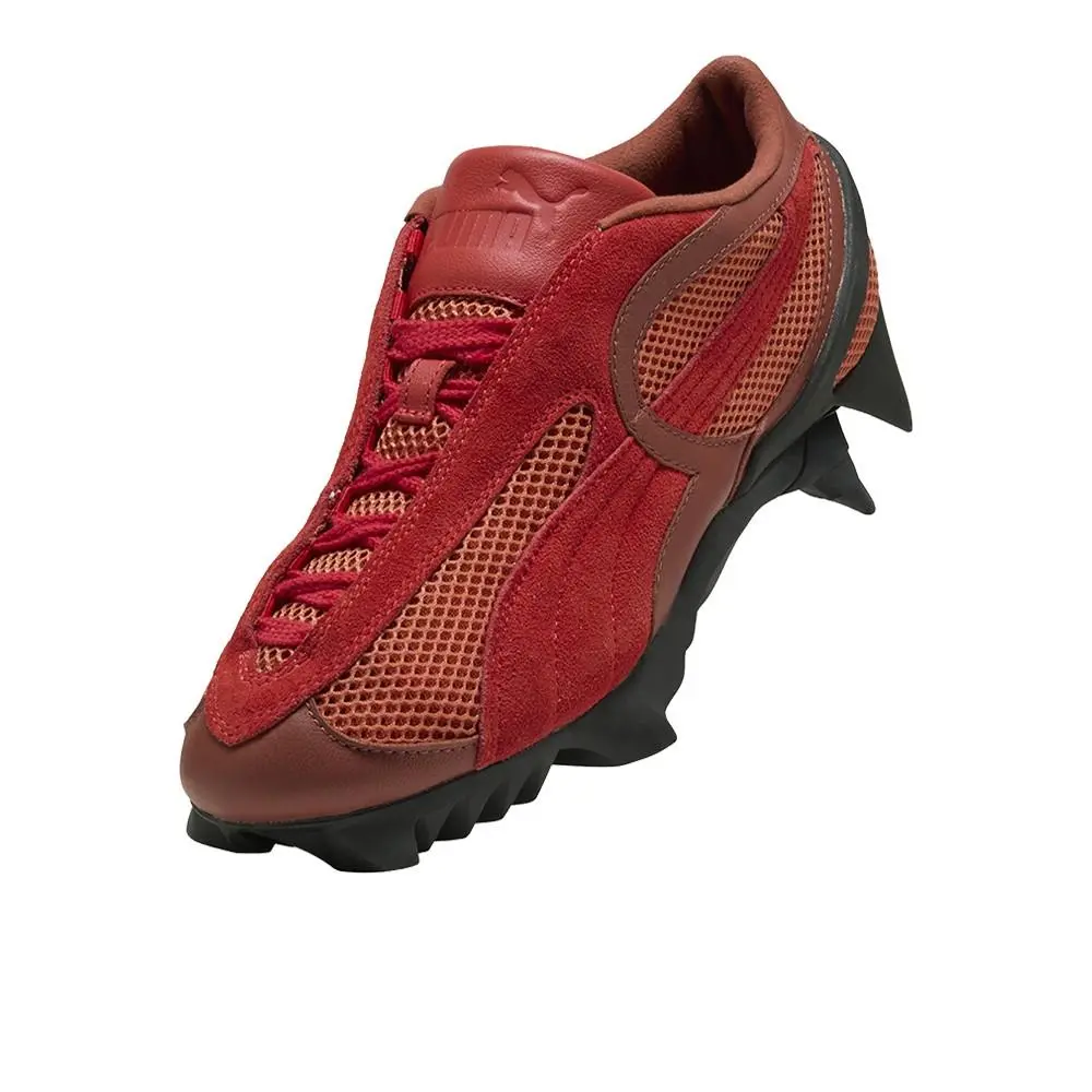 Puma shoes - PUMA Beisser Waxed Lace Up - 40620002 - Red 4