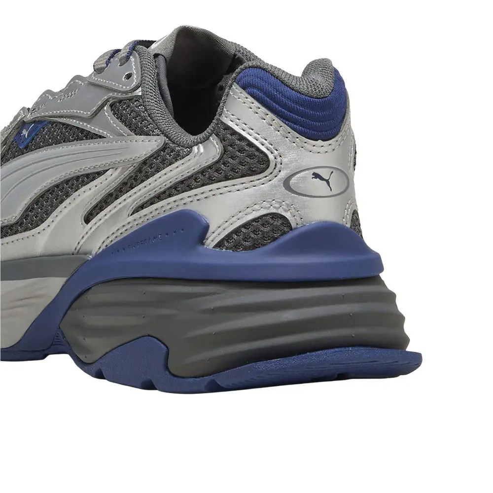 Puma shoes - PUMA Fade Lace Up  Youth - 40688706 - Blue 5