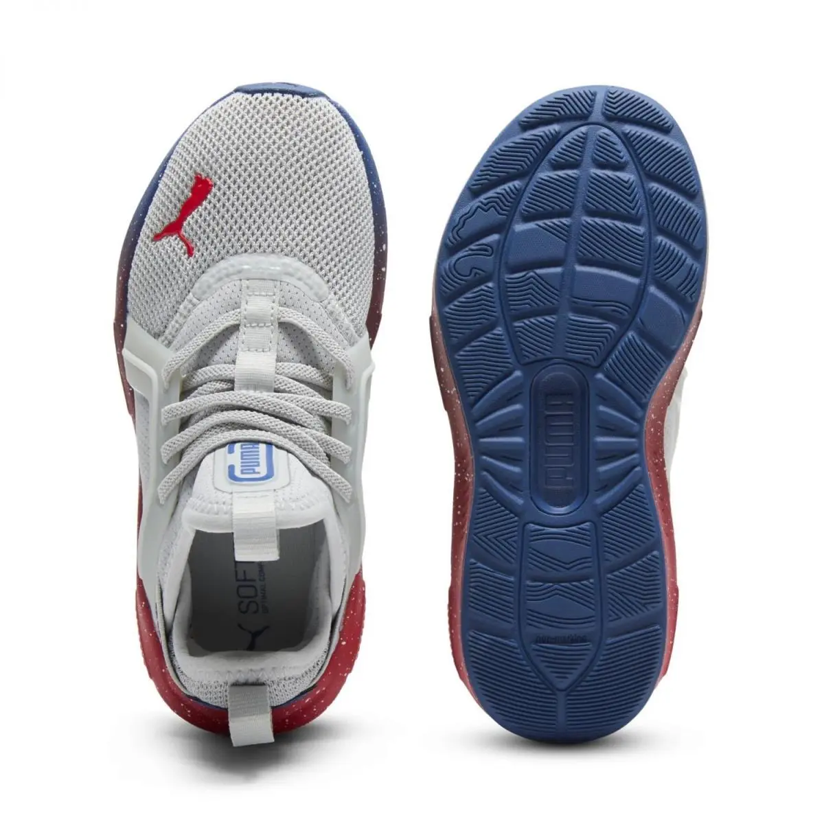 Puma shoes - COOL LIGHT GRAY/BLAZING BLUE/FOR ALL TIME RED 4