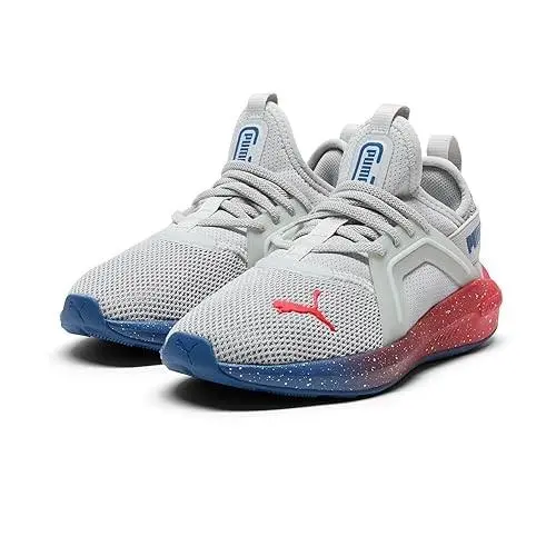 Puma shoes - COOL LIGHT GRAY/BLAZING BLUE/FOR ALL TIME RED 8