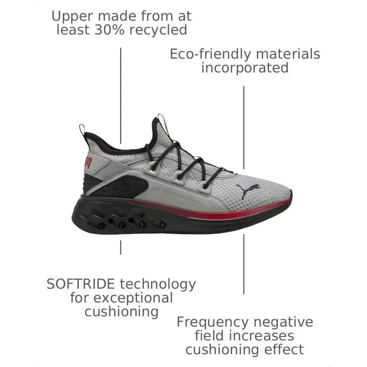 Puma shoes - GRAY ECHO/FOR ALL TIME RED/PUMA BLACK 3