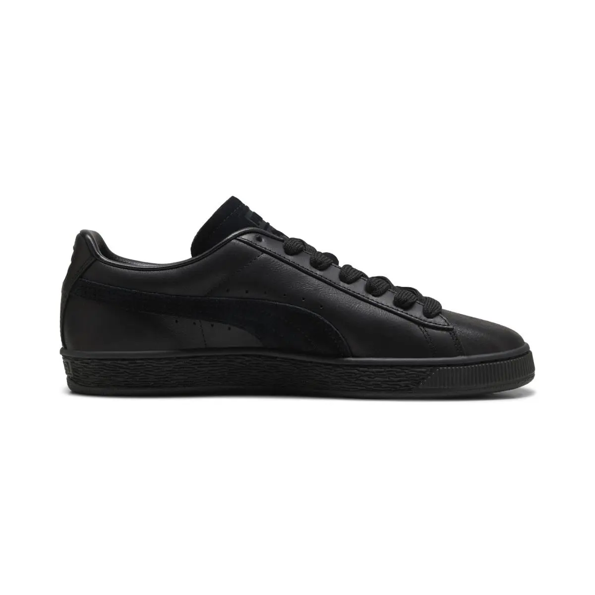 Puma Suede Dressed 40883102 Mens Black Leather Lifestyle Sneakers Shoes