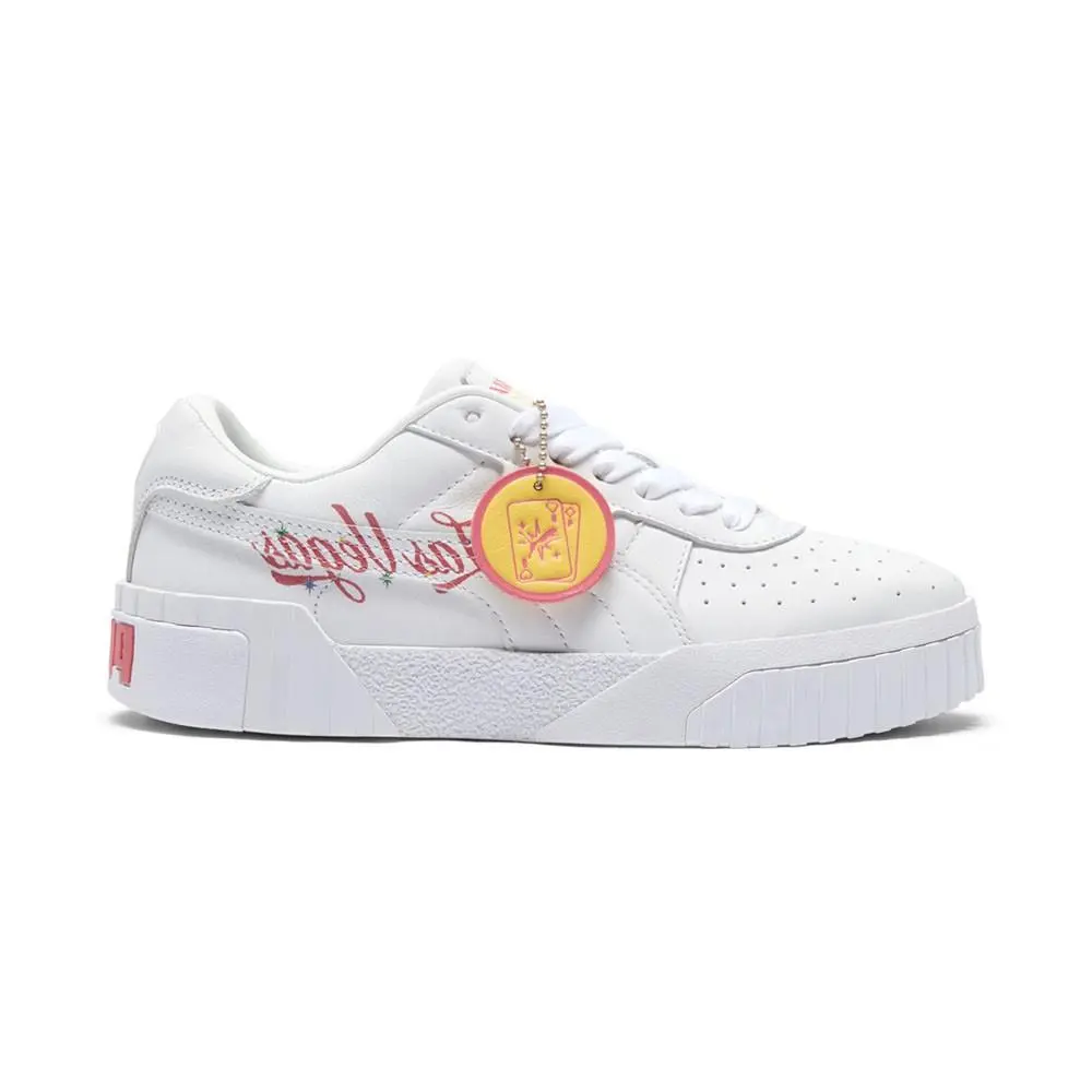 Cali B Vegas Flagship Lace Up Womens White Sneakers Casual Shoes 40264801 by Puma