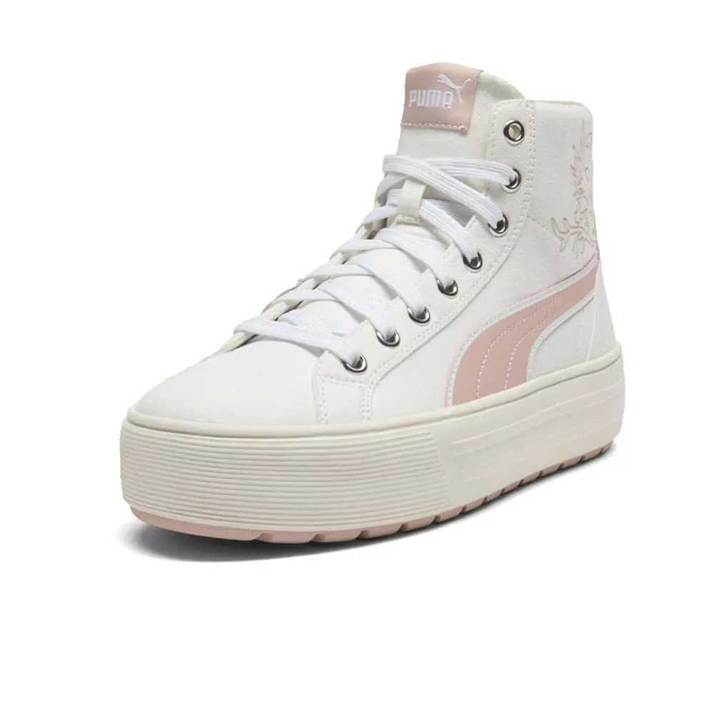 Puma shoes - PUMA Kaia 2 Mid Novelty Flower Platform Lace Up - 40360901 - White 0