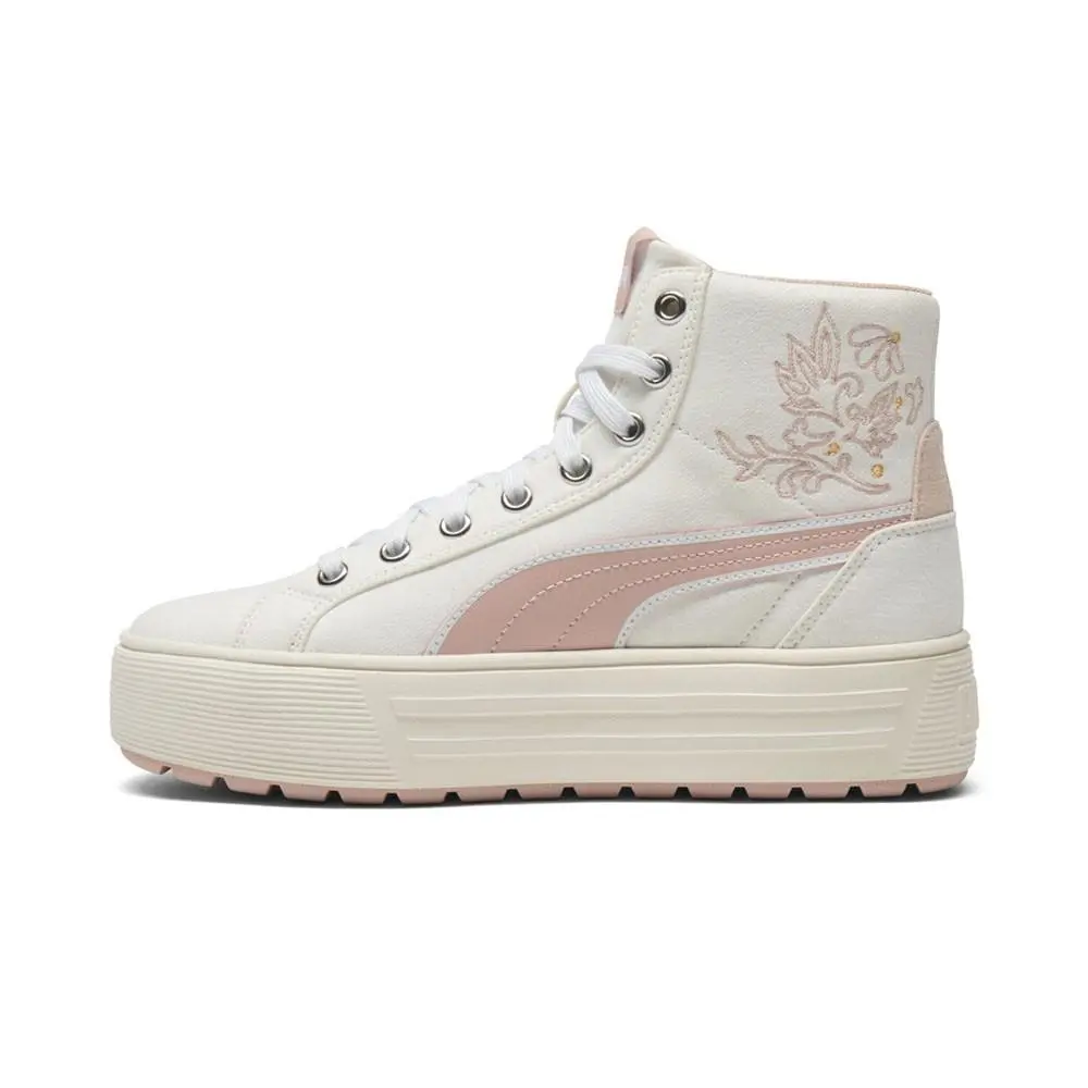 Puma shoes - PUMA Kaia 2 Mid Novelty Flower Platform Lace Up - 40360901 - White 1
