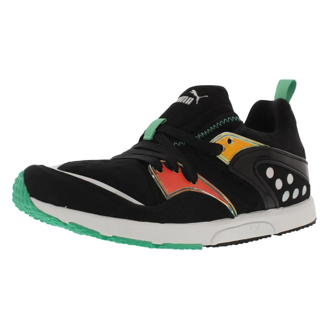 Puma shoes - 35542901 - 35542901 - Black/Silver/Green, Main: Black 0