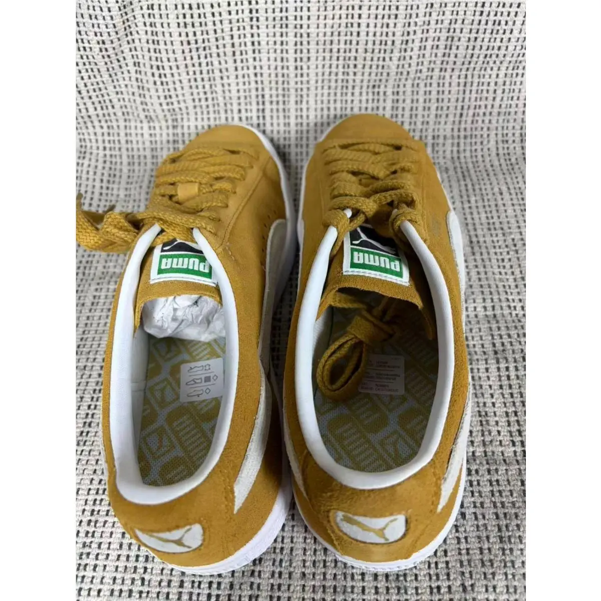 Puma shoes - PUMA Suede - Suede - 374921-01 - Yellow 10