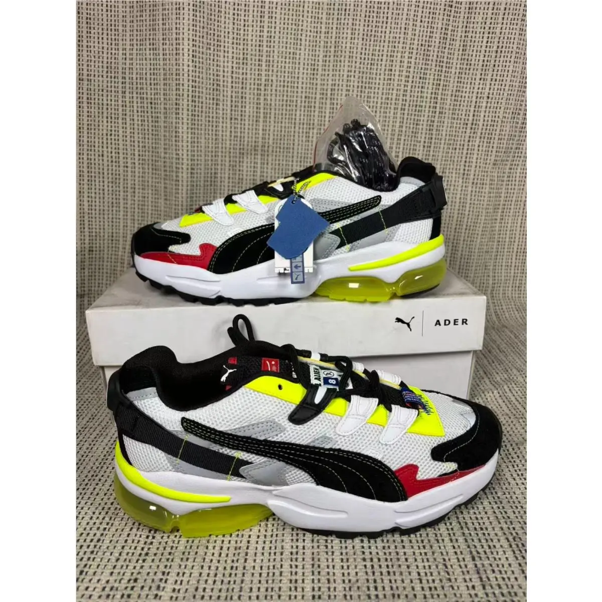 Ader Error x  Cell Alien `white Black` Men`s Shoes 370112-01 by Puma