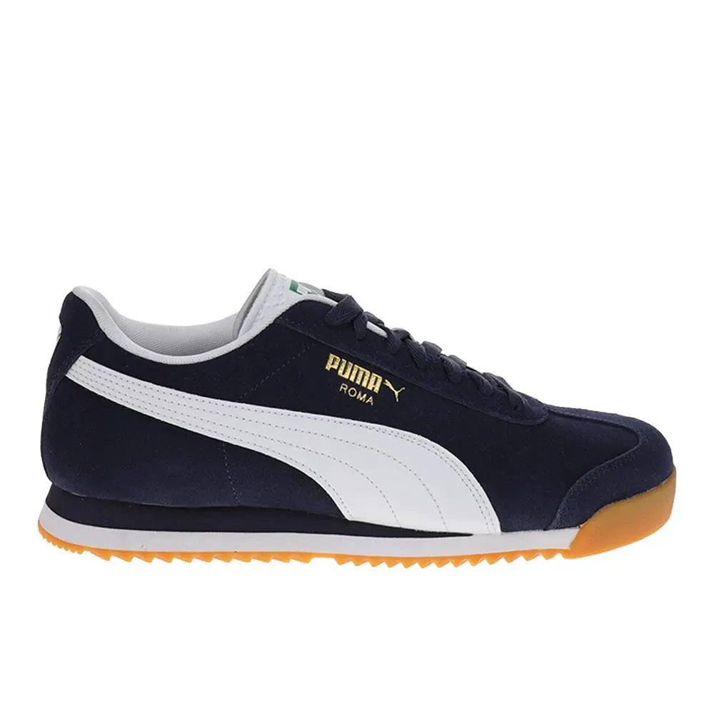Puma shoes - PUMA Roma Pitch Lace Up - 40342201 - Blue 7