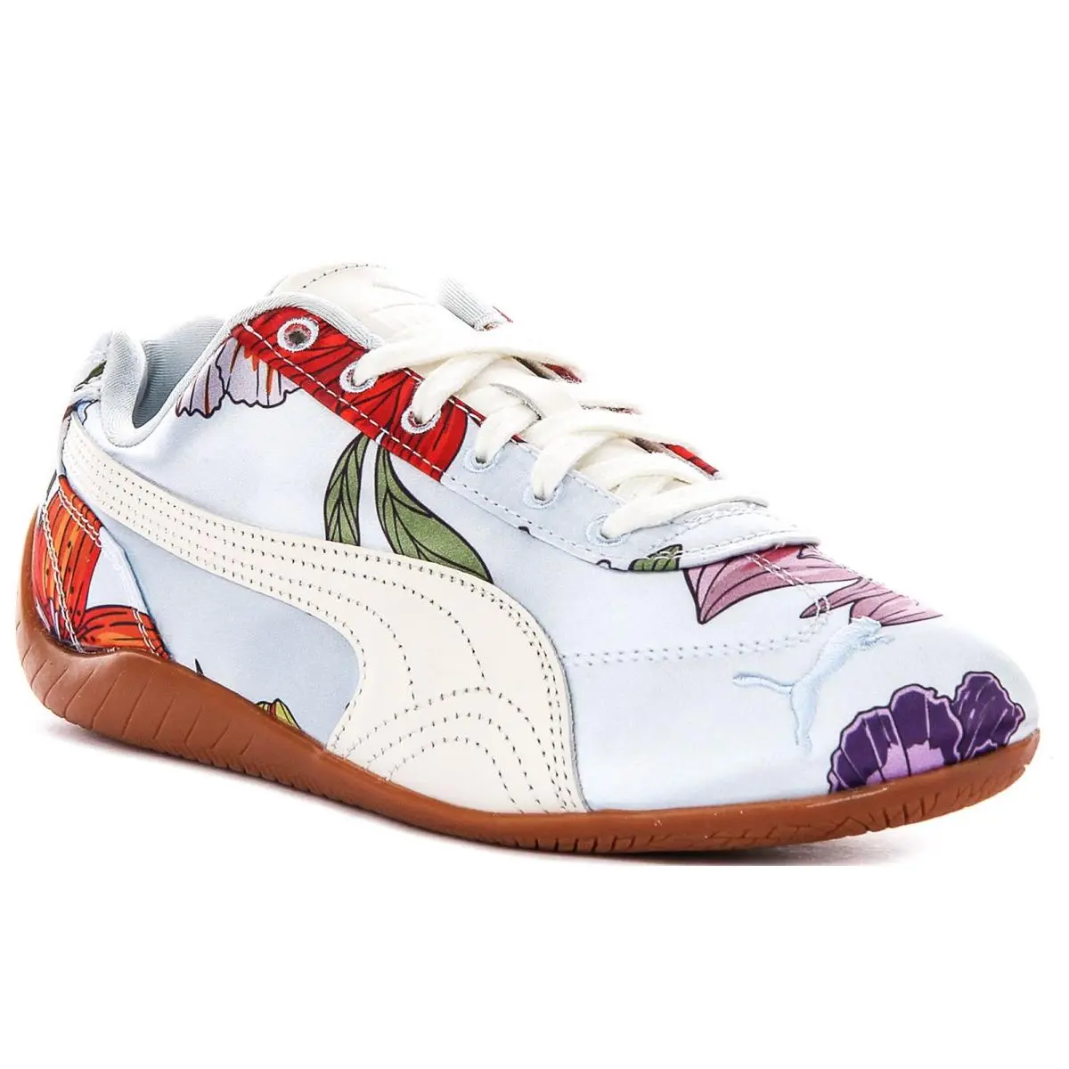 Puma Speedcat Silk Floral Print Womens Sneakers In Light Blue US 5 - 10